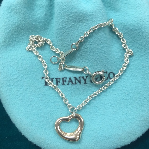 Tiffany Co Jewelry Tiffany Co Elsa Peretti Open Heart Bracelet Poshmark